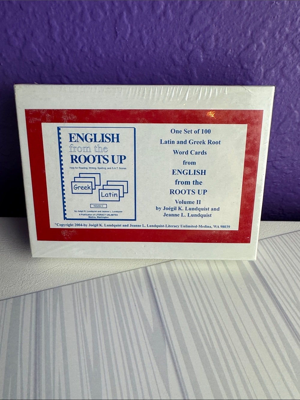 English from the Roots Up Volume II Flashcards New Latin Greek Word Cards Vocab
